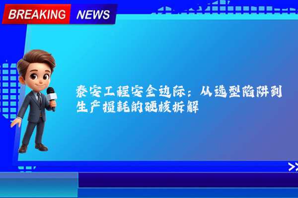 泰安工程安全边际：从选型陷阱到生产损耗的硬核拆解